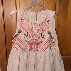 Embroidered Women's Top- Multicolor